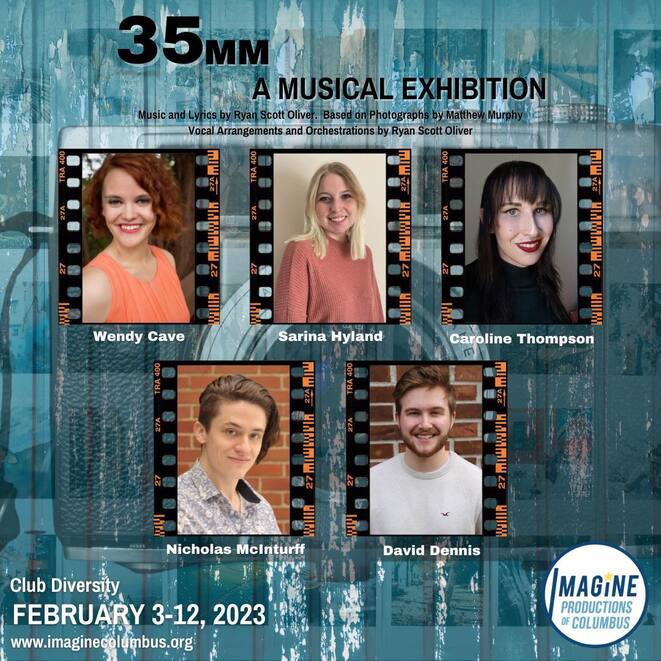 35 MM Cast Announcement.  Cast includes Wendy Cave, Sarina Hyland, Caroline Thompson, Nicholas McInturff, and David Dennis
